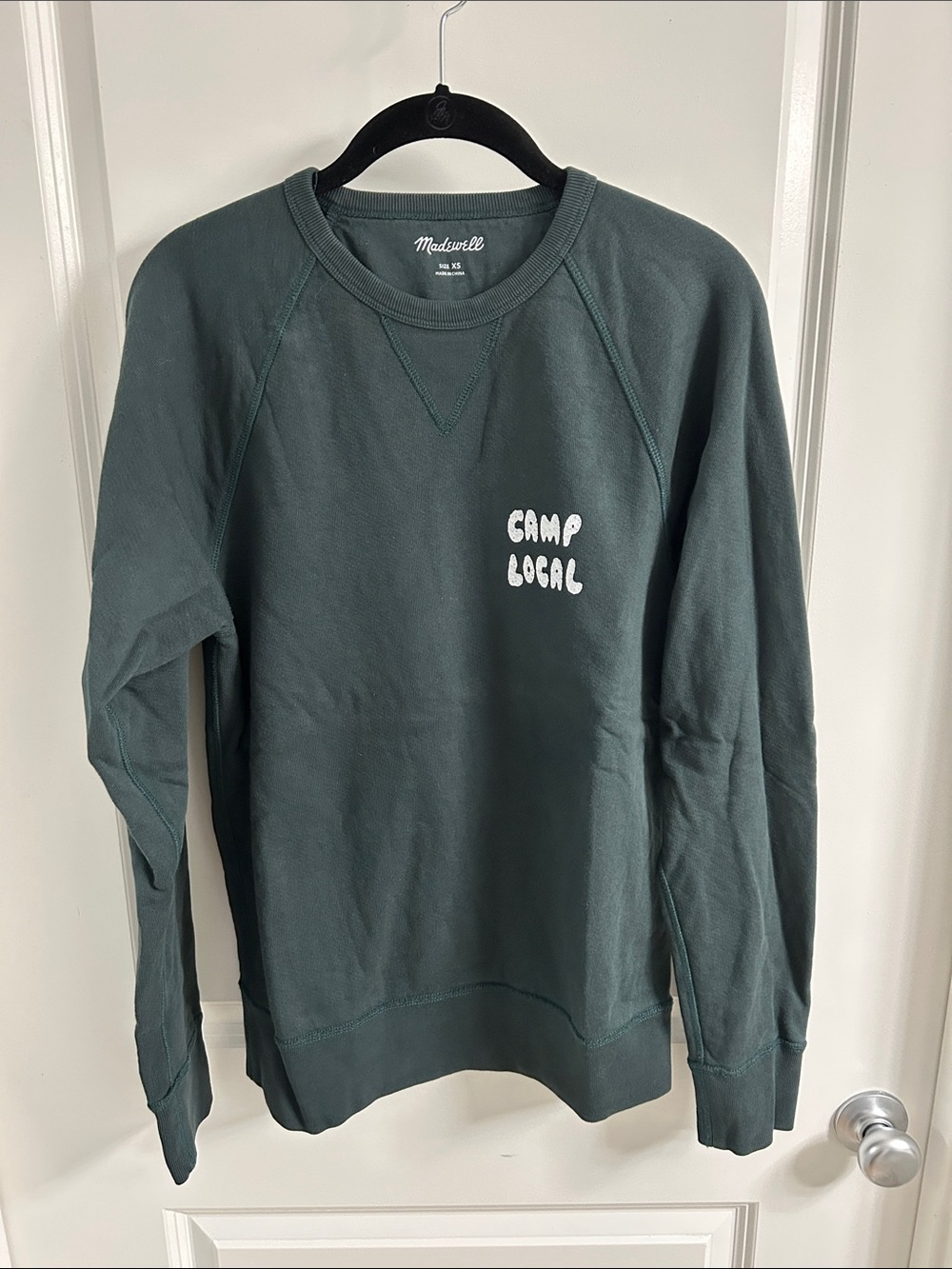 madewell - garment dyed crewneck sweatshirt